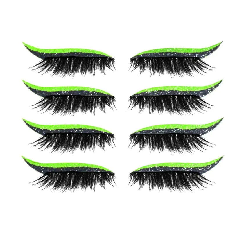 Glittering Eyeliner Sticker False lashes set