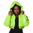 Glossy Bread Coat Down Cotton Jacket