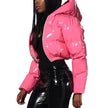 Glossy Bread Coat Down Cotton Jacket