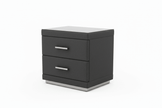 GNS550 Two-Drawer Bedside Table