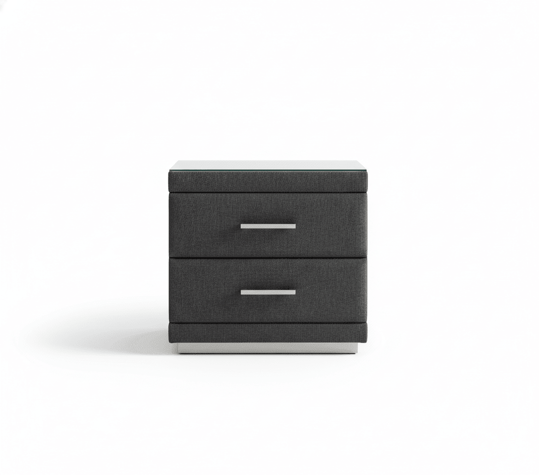 GNS550 Two-Drawer Bedside Table