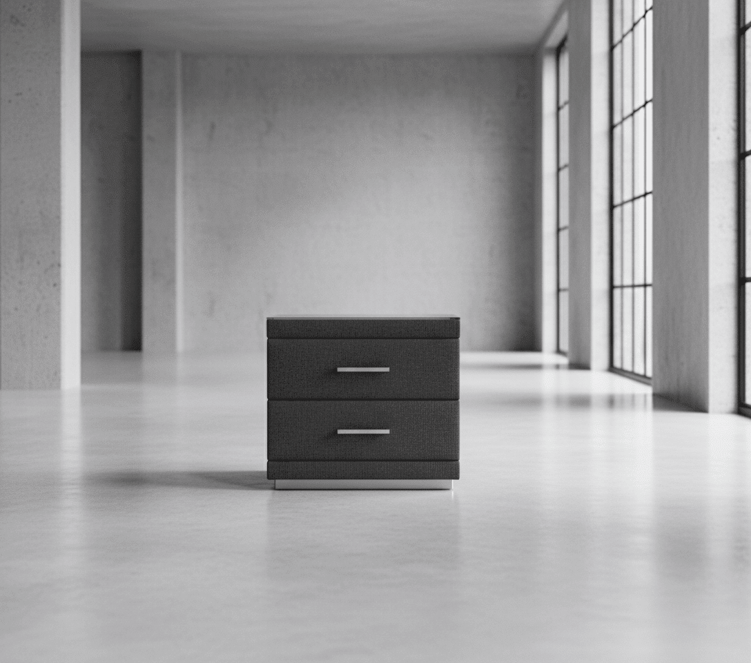 GNS550 Two-Drawer Bedside Table