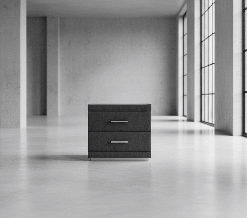 GNS550 Two-Drawer Bedside Table