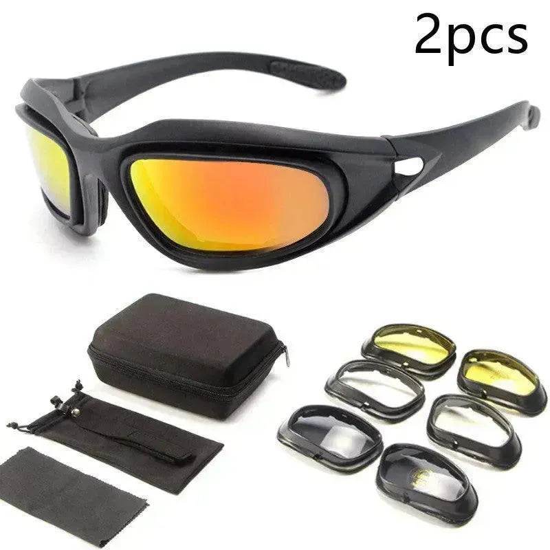 Polarized Tactical Goggles – Outdoor Cycling & Night Vision Sunglasses