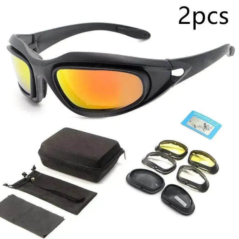 Polarized Tactical Goggles – Outdoor Cycling & Night Vision Sunglasses