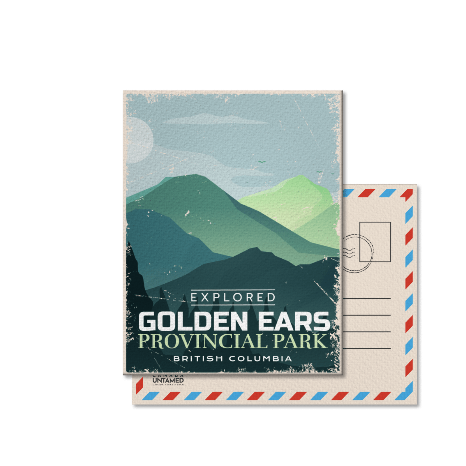 Golden Ears British Columbia Provincial Park Postcard, Canada Parks