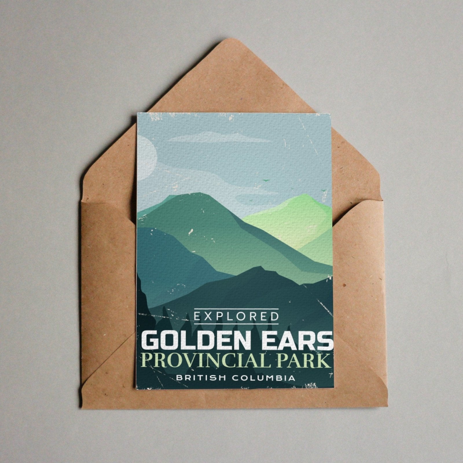 Golden Ears British Columbia Provincial Park Postcard, Canada Parks