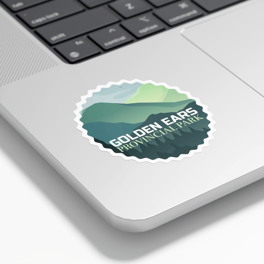 Golden Ears British Columbia Provincial Park Waterproof Vinyl Sticker, Canada Parks