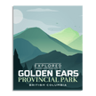 Golden Ears Provincial Park 'Explored' Poster, Canada Parks