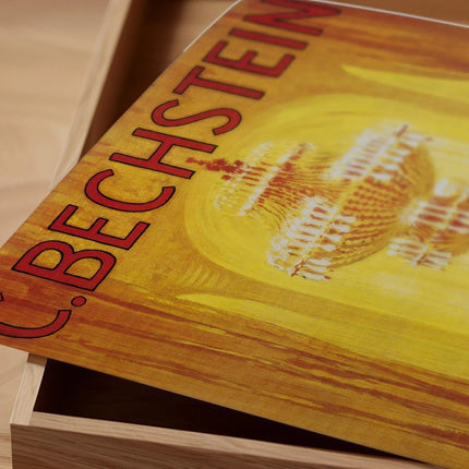 C. Bechstein Piano Poster: Vintage Art Deco Music Print