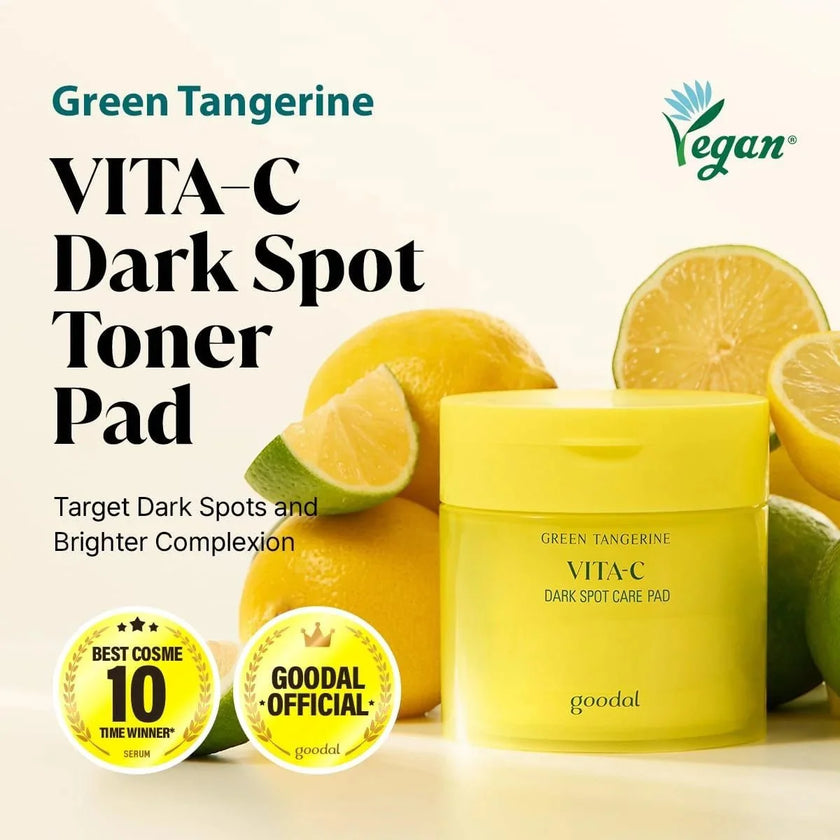 goodal Green Tangerine Vita C Toner Pad 140ml / 70pads