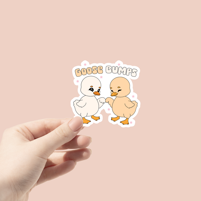 Goose Bumps Sticker
