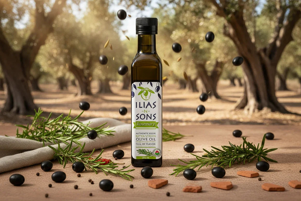 Gourmet Greek Rosemary Infused Extra Virgin Olive Oil