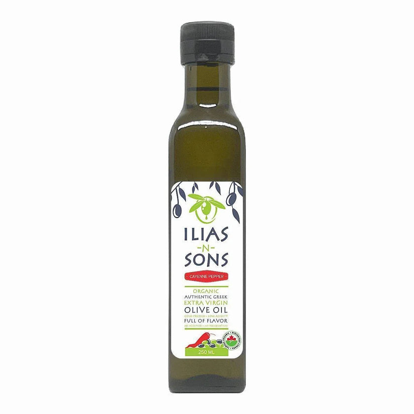 Gourmet Pizza Cayenne Pepper Infused Greek Extra Virgin Olive Oil