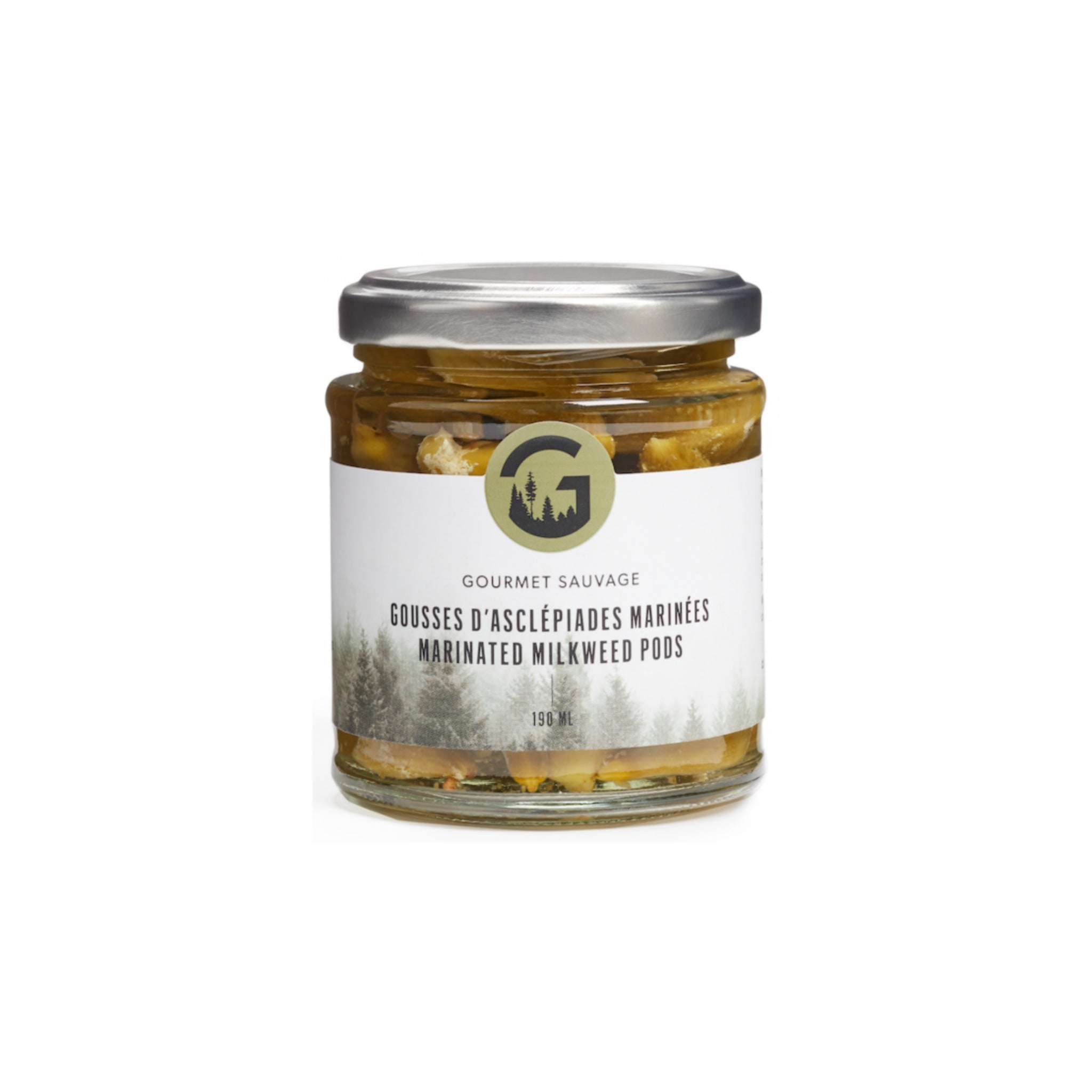 Gousses d'asclépiades marinées