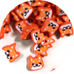 Shiba inu Fimo Slices