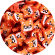 Shiba inu Fimo Slices