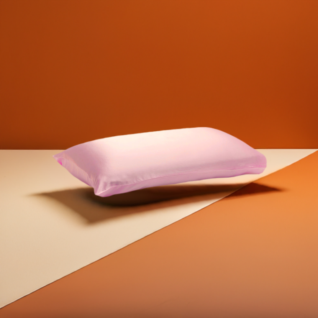 Silk Pillowcase  Pink (Envelope Style)