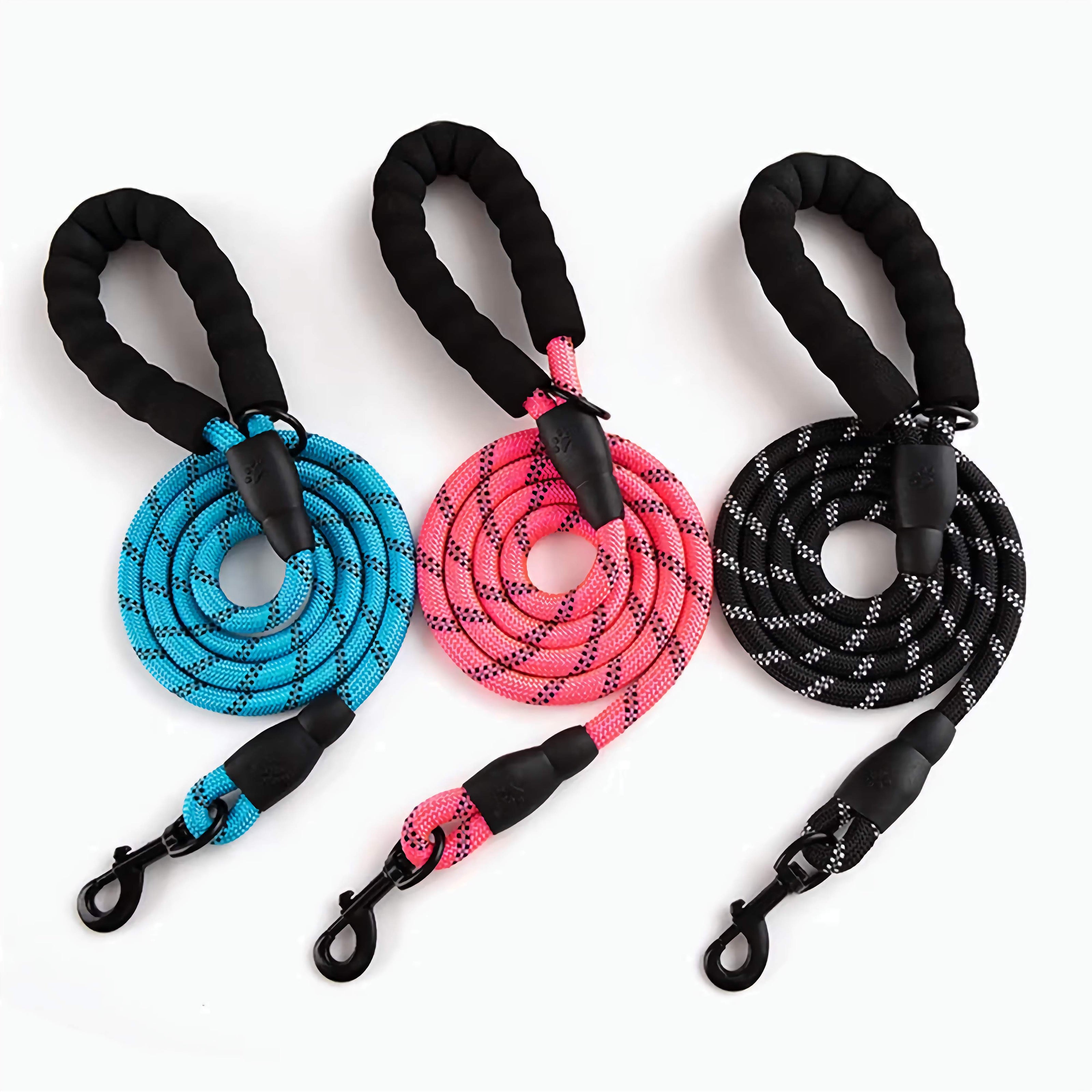 Reflective Dog Leash for Night Walks