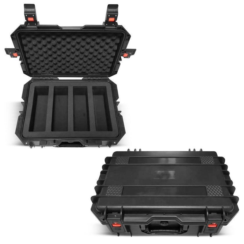 EVORETRO Travel Roller Case for Graded Cards – 4-Row Heavy-Duty Build