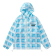 Gradient Plaid Lightweight Sun Protection Clothing