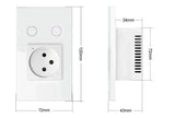 Graffiti Color Column Wall Timing Touch Lamp Socket Voice Control Intelligent
