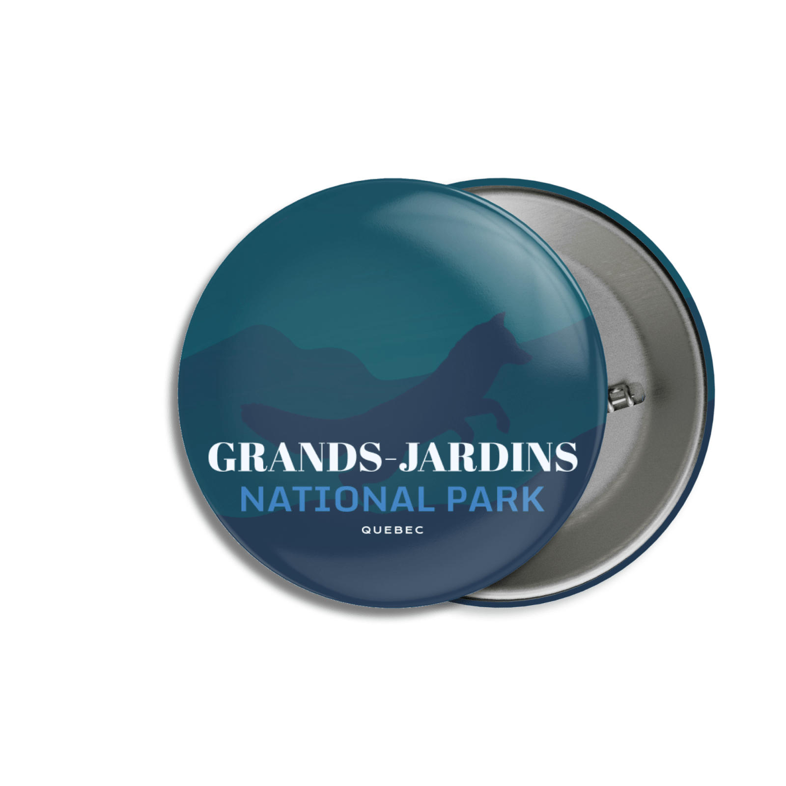 Grands-Jardins National Park of Quebec Pinback Button, Canada Parks