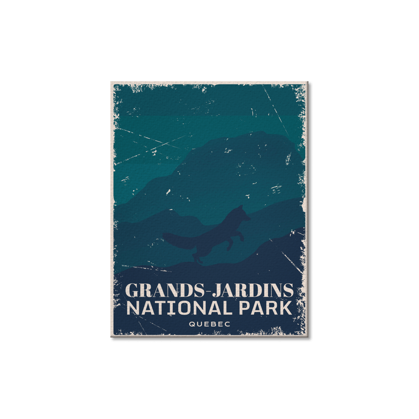 Grands-Jardins Quebec National Park Postcard, Canada Parks