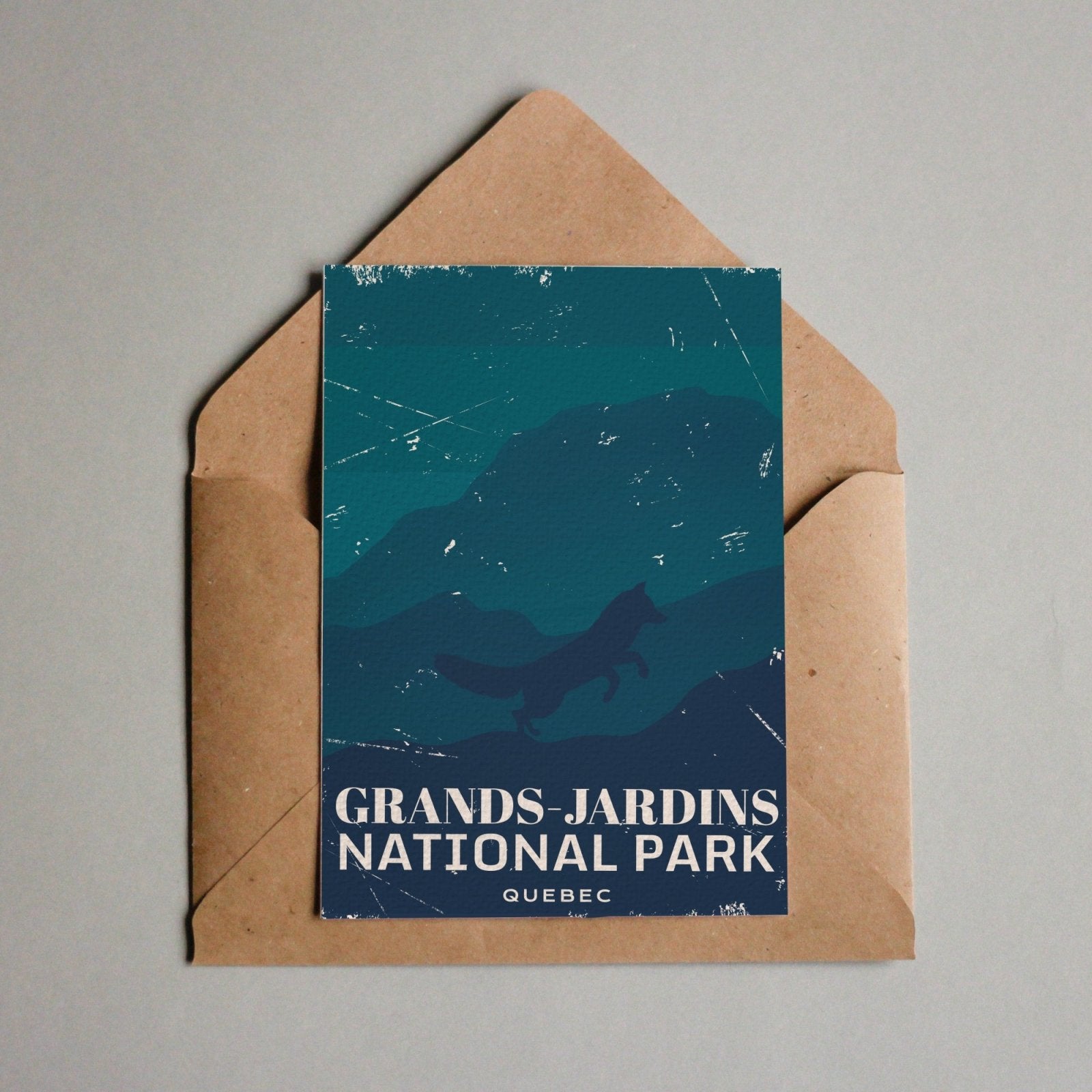 Grands-Jardins Quebec National Park Postcard, Canada Parks