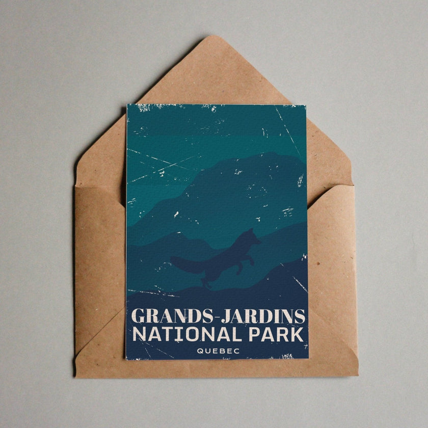 Grands-Jardins Quebec National Park Postcard, Canada Parks