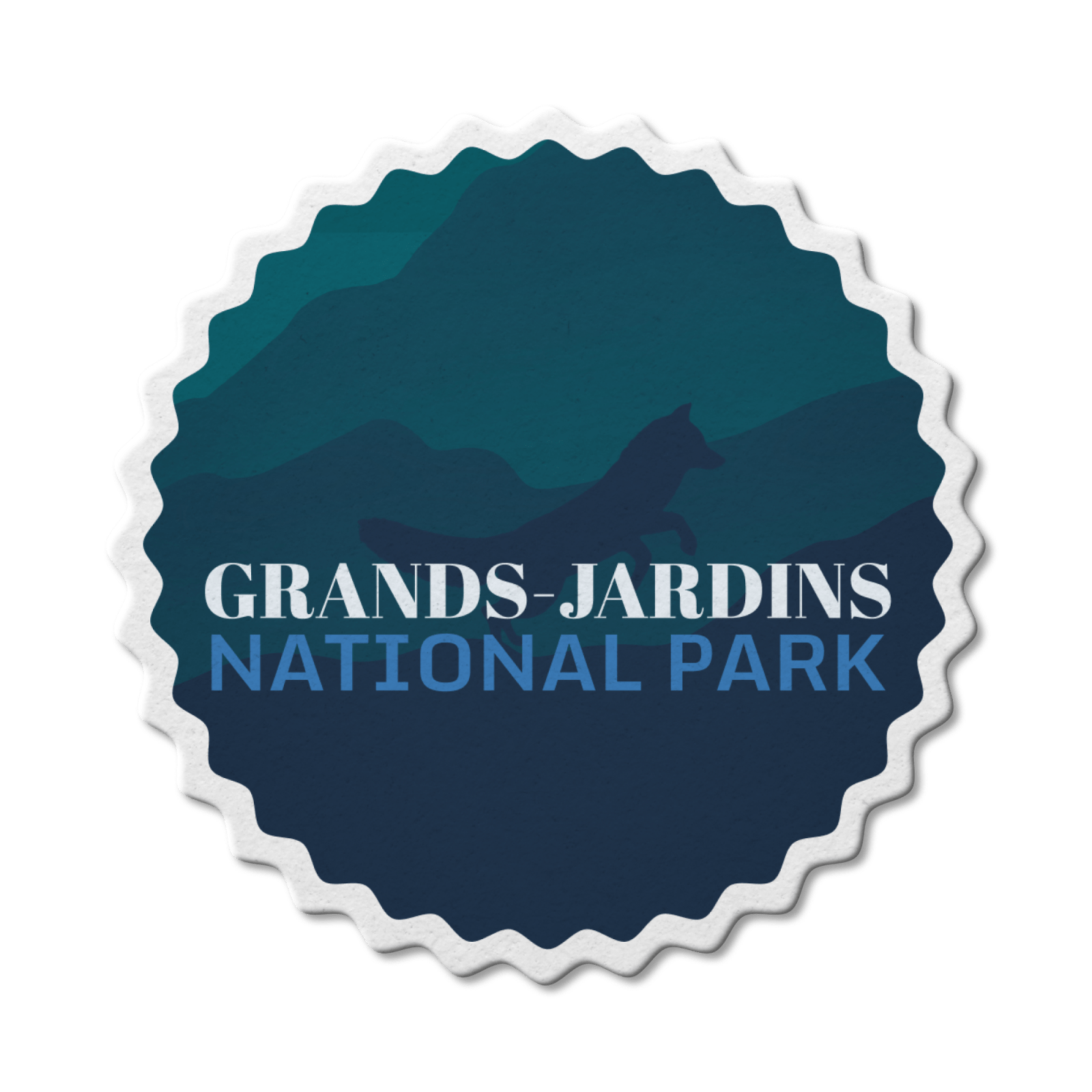 Grands-Jardins Quebec National Park Waterproof Vinyl Sticker, Canada Parks