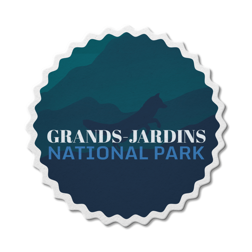 Grands-Jardins Quebec National Park Waterproof Vinyl Sticker, Canada Parks