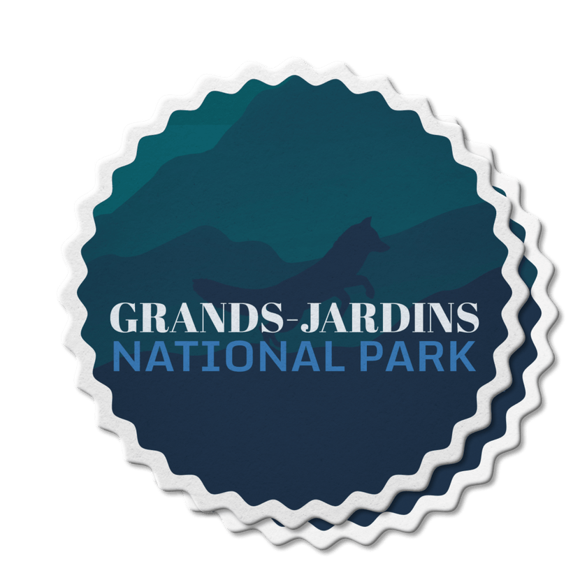 Grands-Jardins Quebec National Park Waterproof Vinyl Sticker, Canada Parks
