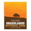Grasslands National Park 'Explored' Poster, Canada Parks