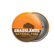 Grasslands National Park of Canada Pinback Button, Canada Parks