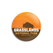 Grasslands National Park of Canada Pinback Button, Canada Parks
