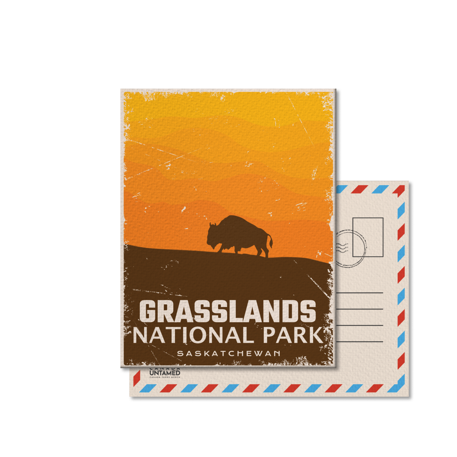 Grasslands National Park of Canada Postcard, Canada Parks