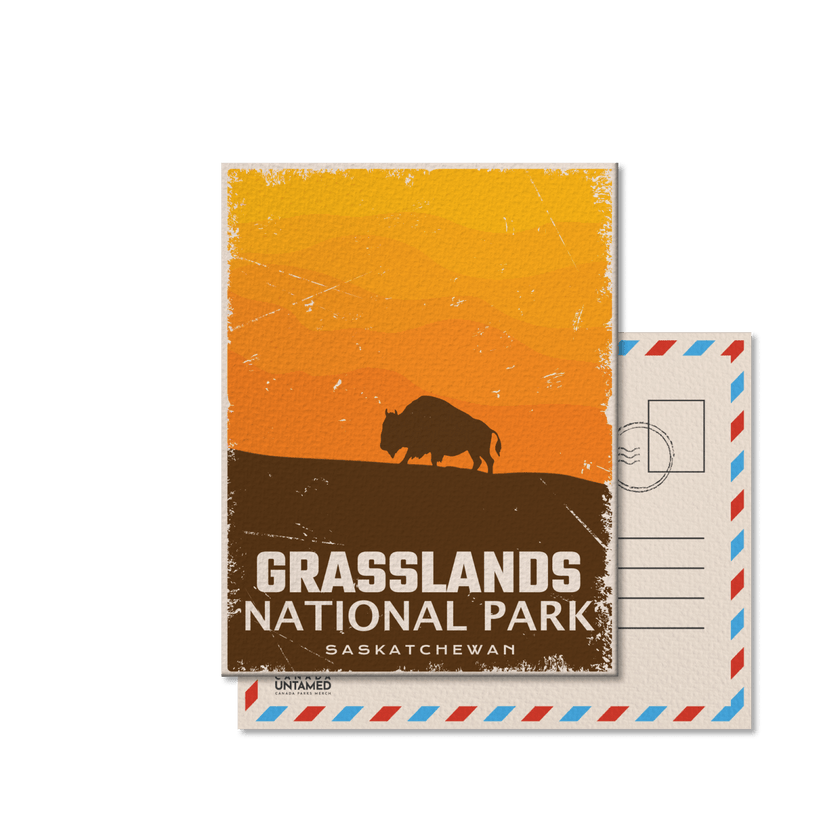 Grasslands National Park of Canada Postcard, Canada Parks