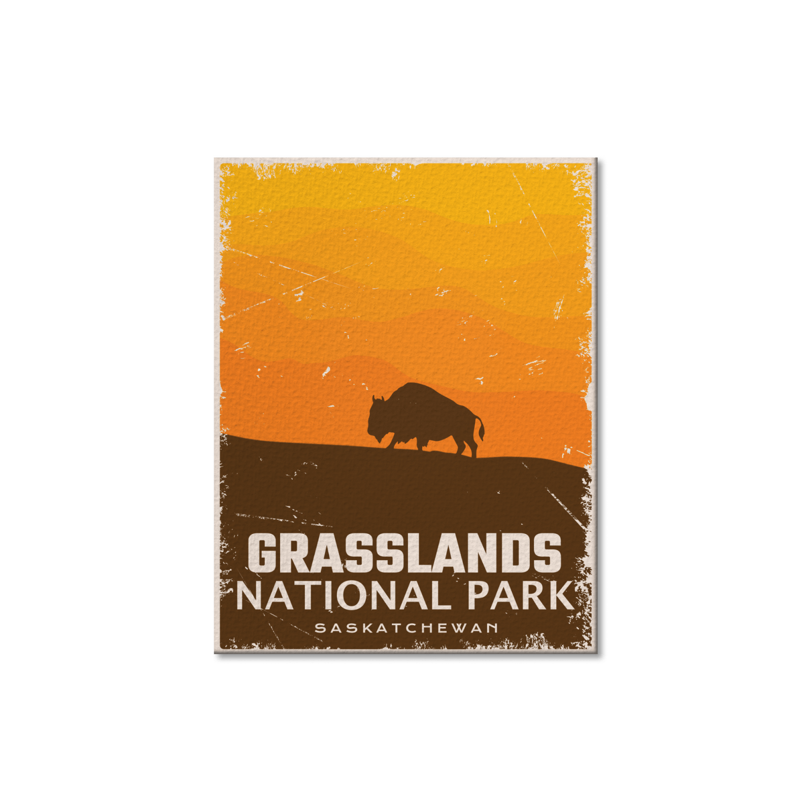 Grasslands National Park of Canada Postcard, Canada Parks