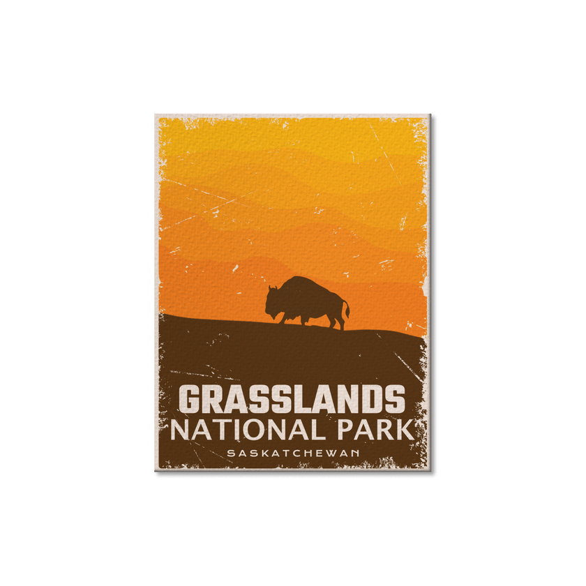 Grasslands National Park of Canada Postcard, Canada Parks