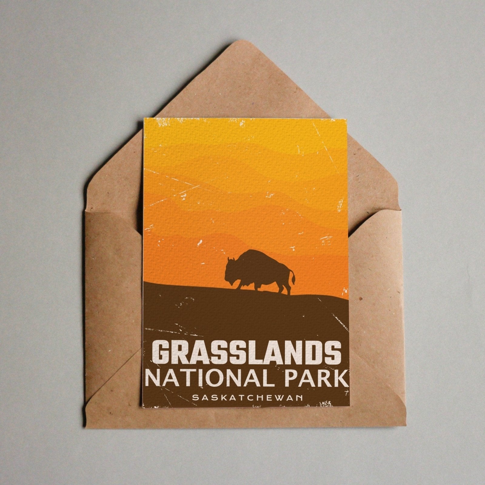 Grasslands National Park of Canada Postcard, Canada Parks