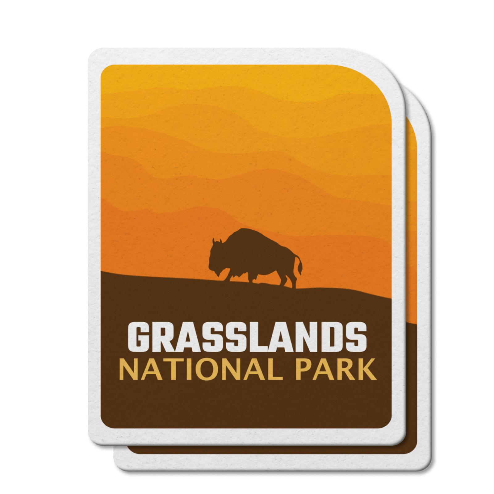 Grasslands National Park of Canada Waterproof Vinyl Sticker, Canada Parks