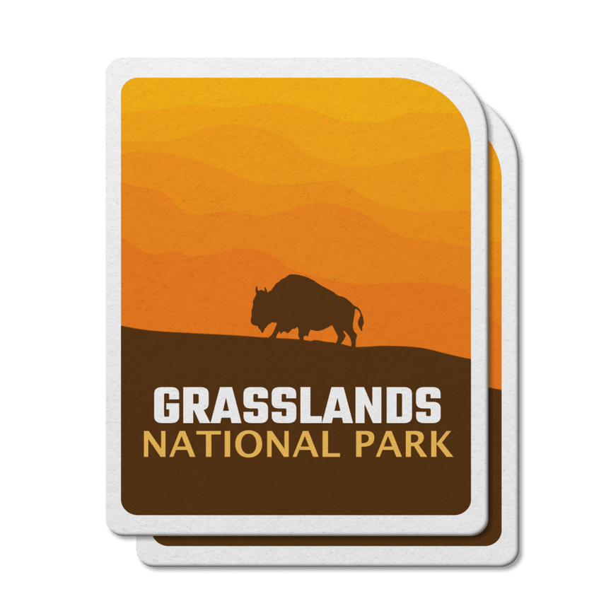 Grasslands National Park of Canada Waterproof Vinyl Sticker, Canada Parks