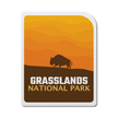 Grasslands National Park of Canada Waterproof Vinyl Sticker, Canada Parks