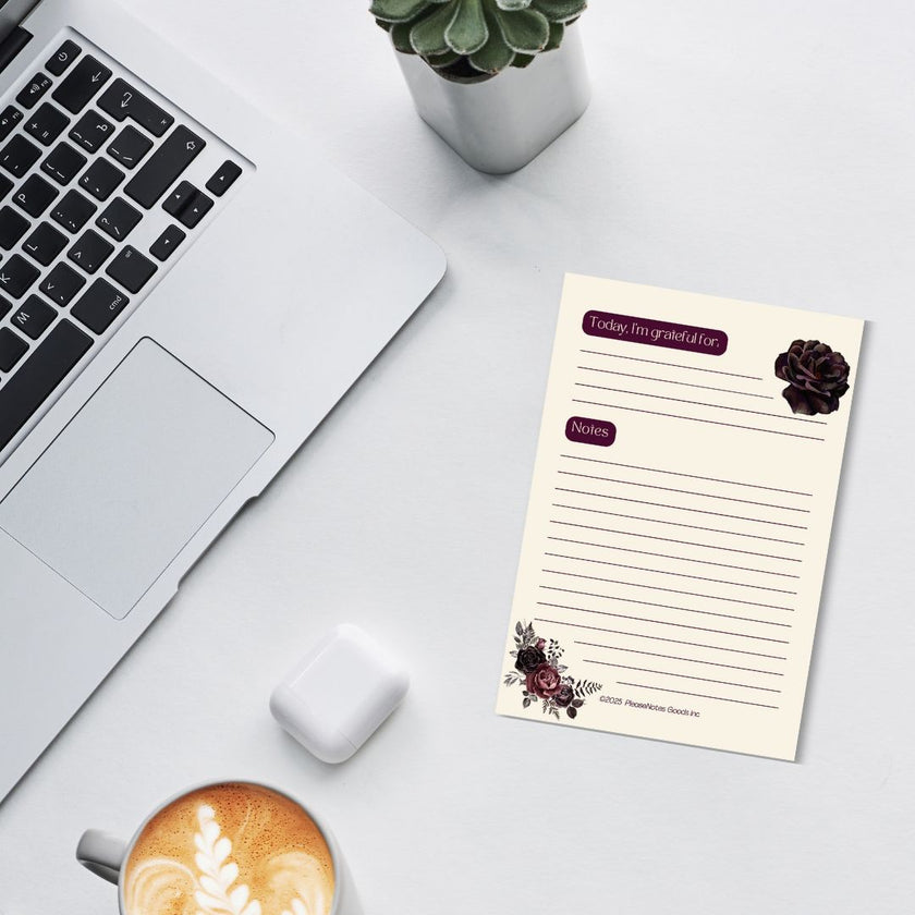 Gratitude But Make It Cute Notepad
