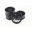Gravity RC GRC129B GT Spoke Wheel (Black) (4) NIB
