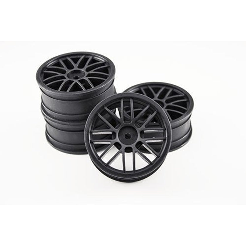 Gravity RC GRC129B GT Spoke Wheel (Black) (4) NIB