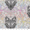 Tula Pink - Gray Work - Wolf of Pink Street - Fog - PWTP256-FOG
