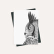 Great horned owl - greeting card