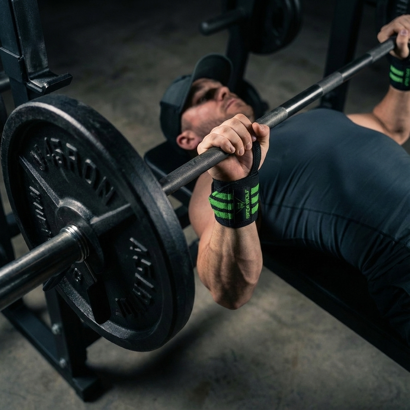 Battle Wrap Wrist Straps (Pair) – Green